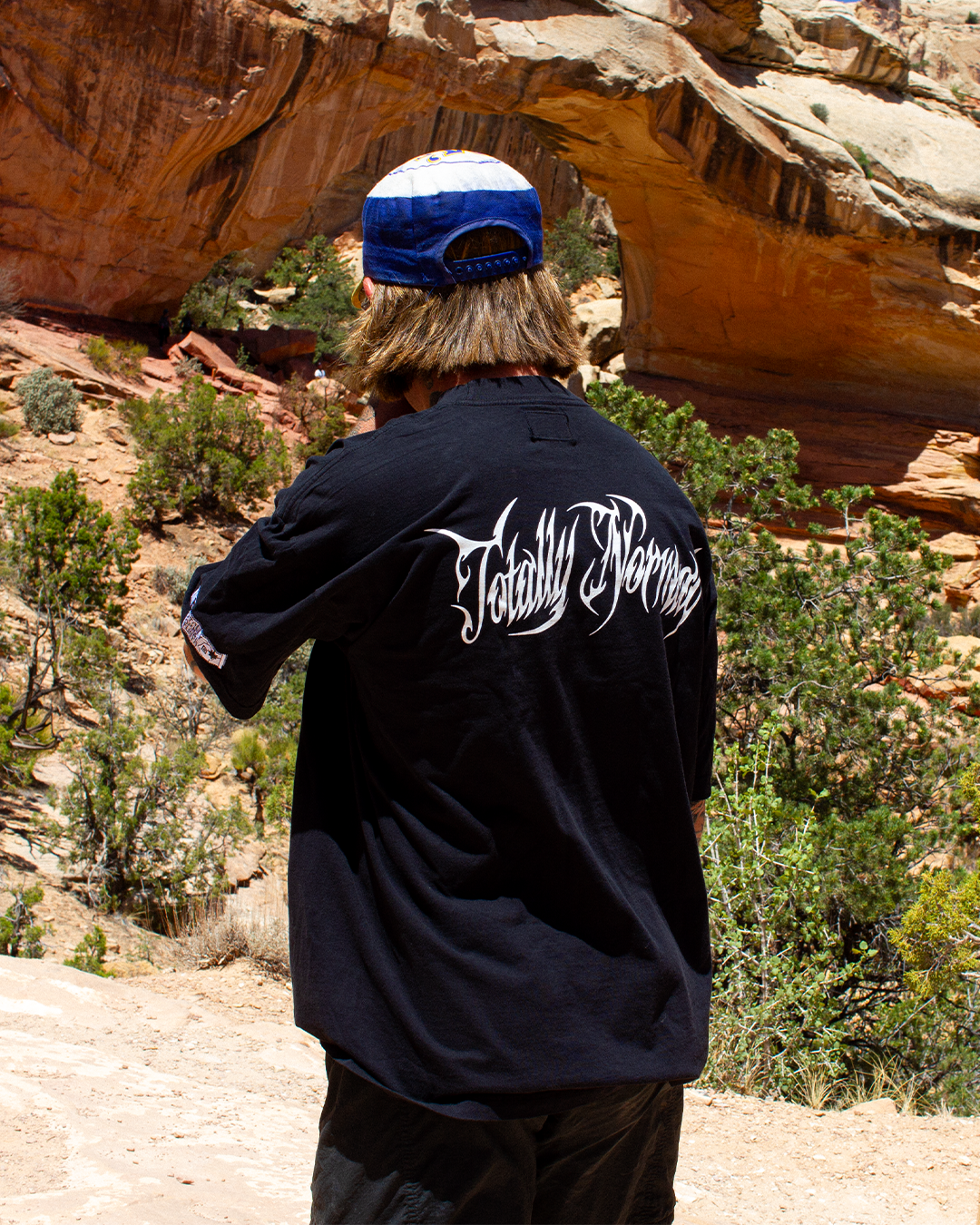 SCRIPT TEE BLACK (ON SALE)